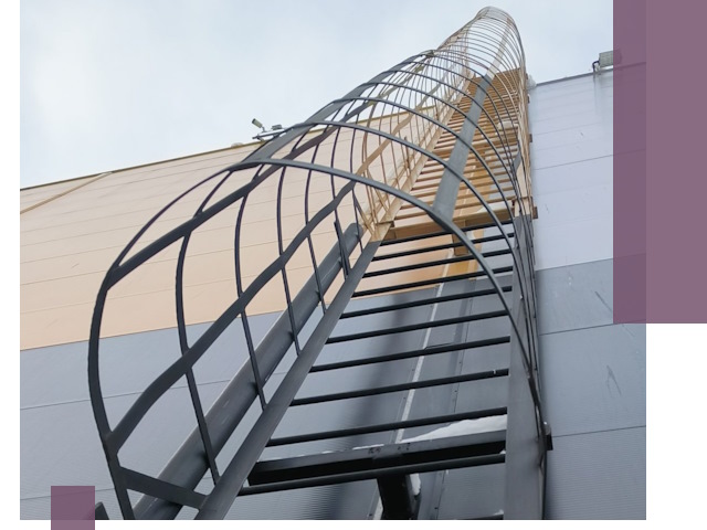 Изготовление и монтаж пожарных лестниц в Перми профессионально