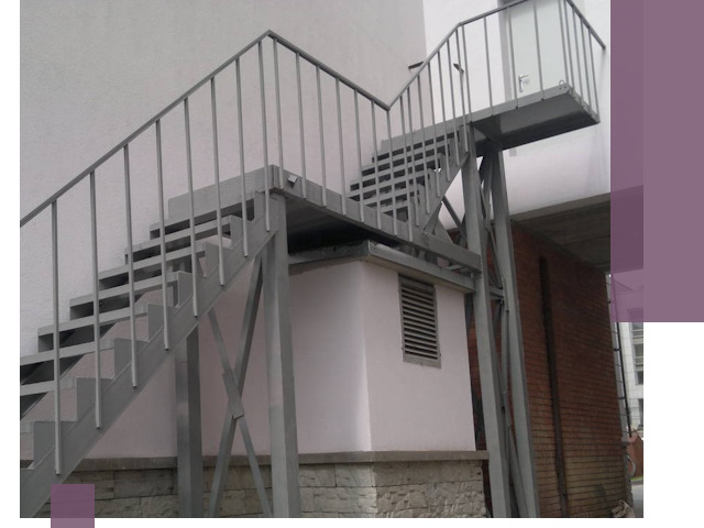 Монтаж пожарных лестниц под ключ в Перми с гарантией качества