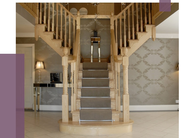 Монтаж деревянных лестниц в Перми от 7980 руб. 