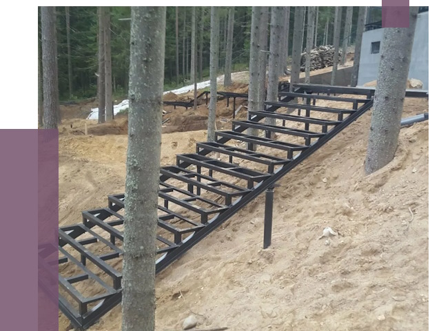 Монтаж металлических лестниц в Перми от 14192 руб. 