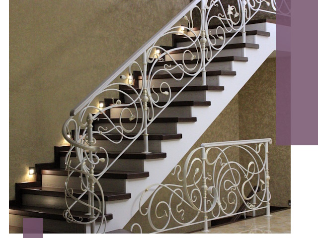 Кованые лестницы под ключ в Перми — изготовление и монтаж