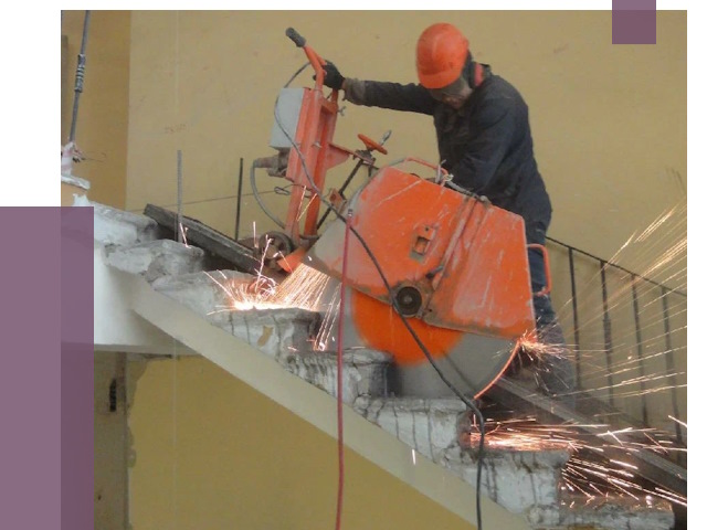 Демонтаж бетонных лестниц в Перми от 4820 руб. за м2 | ПРОЛЁТ-Прм