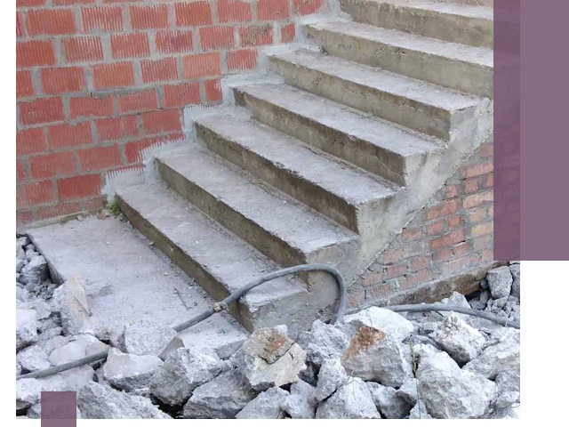 Демонтаж бетонных лестниц в Перми: быстро и безопасно