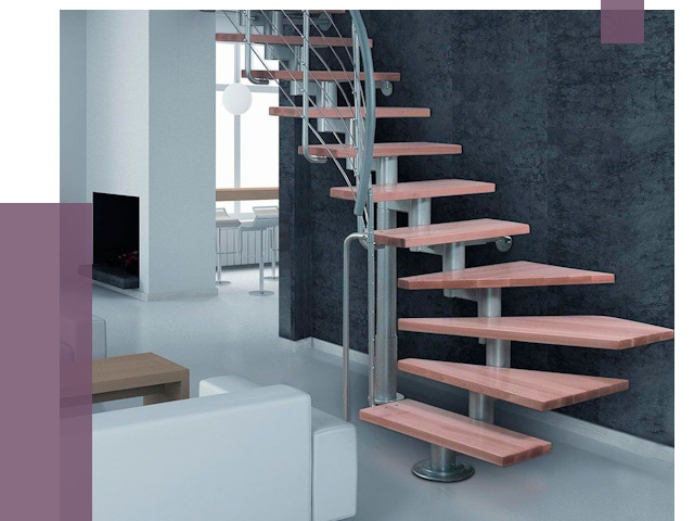 Модульные лестницы в Перми от 17673 руб. — купить в ПРОЛЁТ-Прм