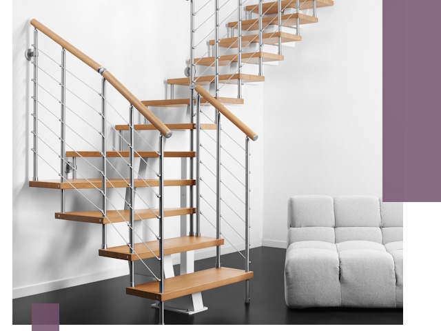 Модульные лестницы под ключ в Перми — монтаж и изготовление