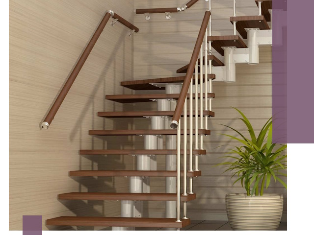 Изготовление модульных лестниц под ключ в Перми