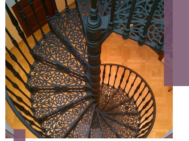 Винтовые лестницы под ключ в Перми: производство и монтаж