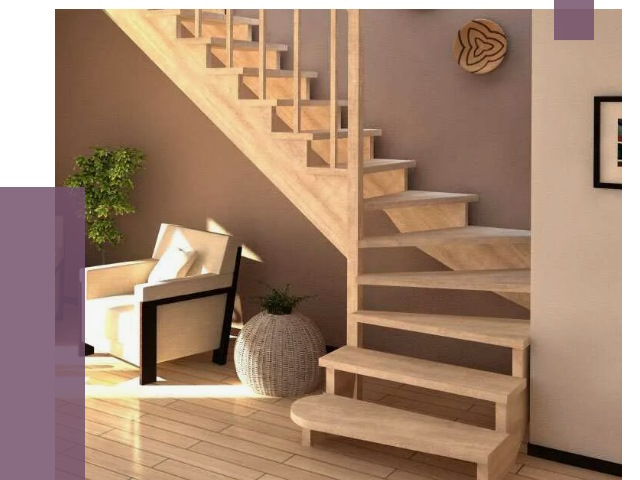 Изготовление Г-образных лестниц в Перми от 19815 руб. 