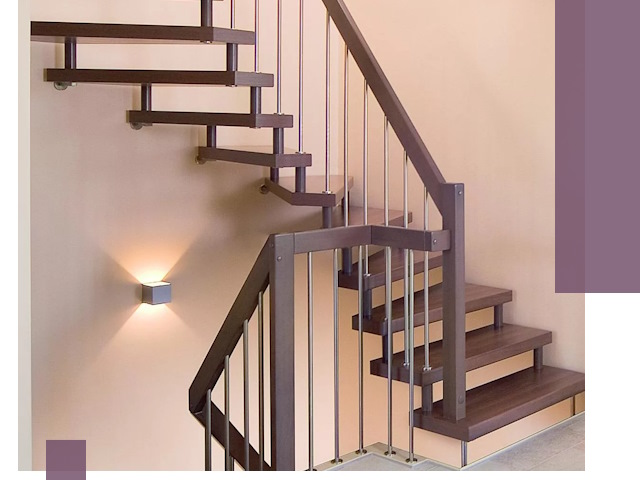 Изготовление лестниц на больцах в Перми под ключ