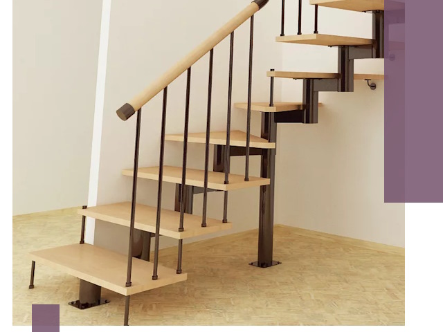 Монтаж лестниц на больцах в Перми — быстро и надежно