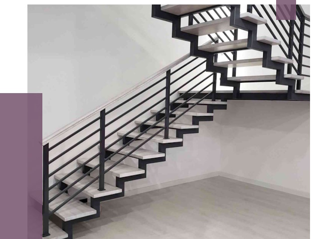 Лестницы на металлокаркасе под ключ в Перми от 13389 руб. | ПРОЛЁТ-Прм