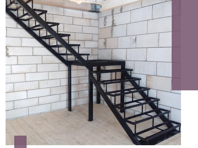 Лестницы на металлокаркасе под ключ в Перми — изготовление и монтаж