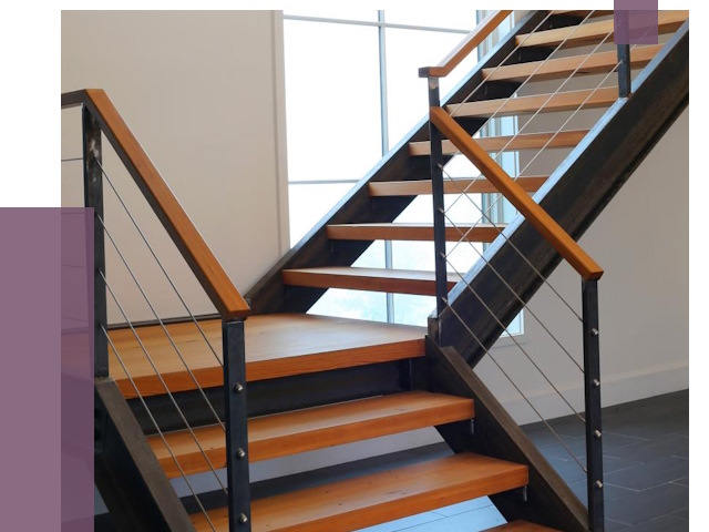 Изготовление лестниц на металлокаркасе в Перми от 19815 руб. | ПРОЛЁТ-Прм