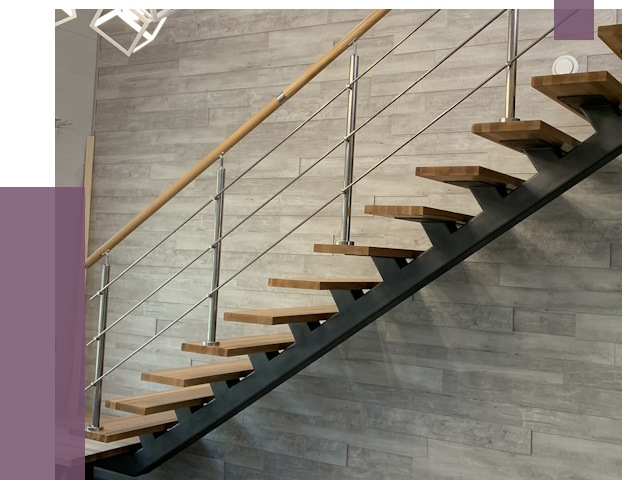 Изготовление лестниц на монокосоуре в Перми от 79797 руб. 