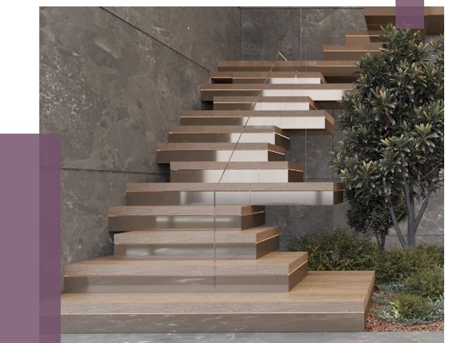 Современные лестницы в Перми от 14460 руб. | ПРОЛЁТ-Прм