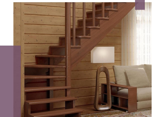 Лестницы эконом класса в Перми от 19119 руб. бюджетные решения