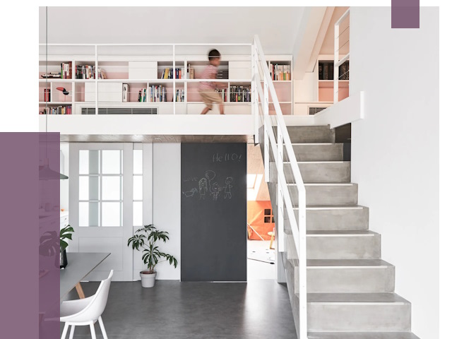 Лестницы для двухуровневой квартиры в Перми от 184765 руб. | ПРОЛЁТ-Прм