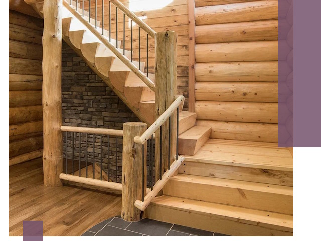 Лестницы в баню под заказ и профессиональный монтаж в Перми