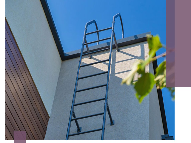 Лестницы на крышу в Перми — изготовление, монтаж, демонтаж