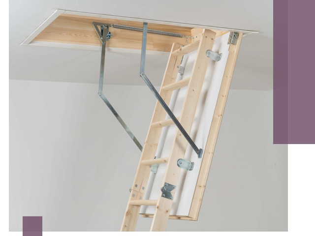 Установка чердачной лестницы под ключ в Перми