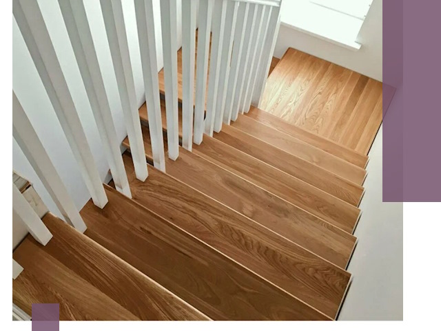 Лестницы из бука в Перми: изготовление, монтаж и демонтаж