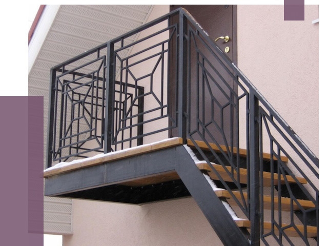 Металлические перила в Перми от 4499 руб.  | ПРОЛЁТ-Прм
