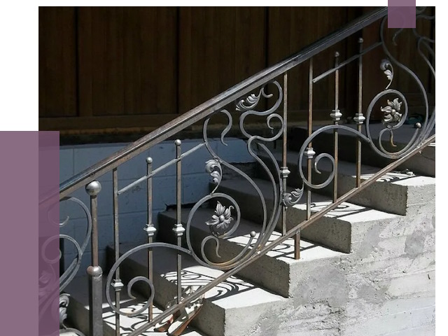 Кованые перила в Перми от 9104 руб. под ключ — качество от ПРОЛЁТ-Прм