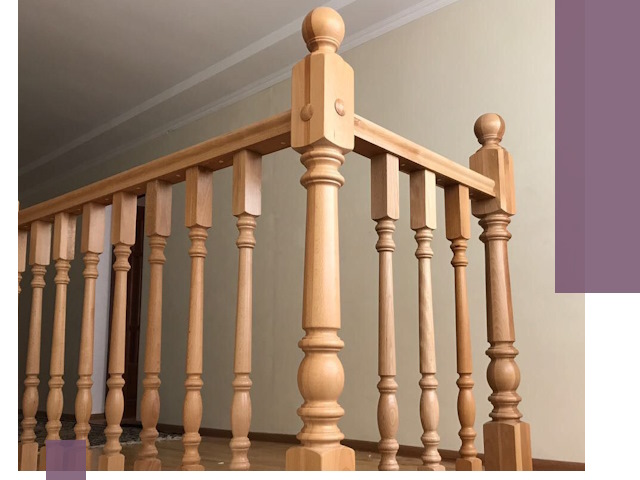 Деревянные перила на заказ в Перми: монтаж и изготовление