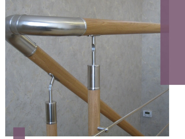 Комбинированные перила на заказ в Перми — монтаж и производство