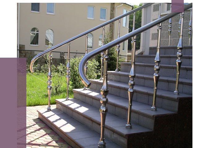 Перила для крыльца в Перми от 11247 руб. — монтаж ПРОЛЁТ-Прм