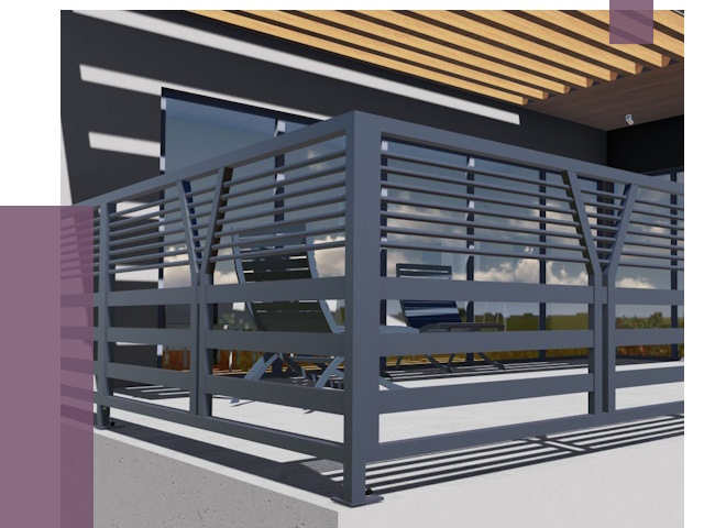 Изготовление балконных ограждений в Перми от 11247 руб. | ПРОЛЁТ-Прм