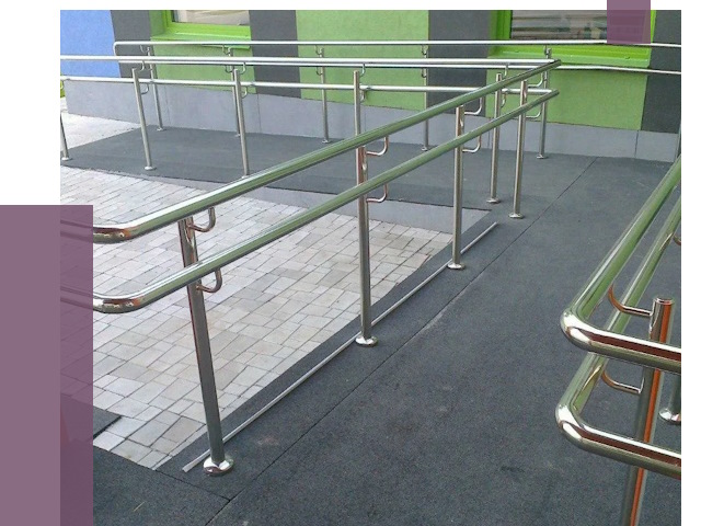 Ограждения пандусов в Перми от 4552 руб. монтаж | ПРОЛЁТ-Прм