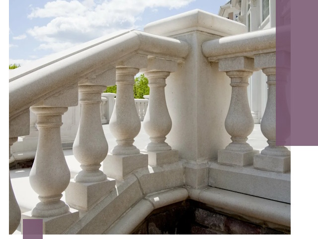 Балюстрады из металла и камня под ключ в Перми