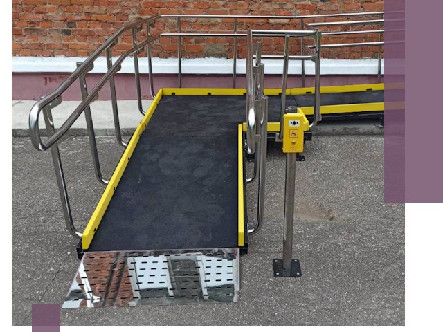 Изготовление наклонных пандусов для инвалидов в Перми