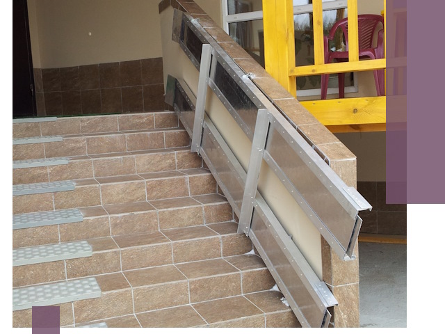 Откидные пандусы под ключ в Перми — монтаж и демонтаж