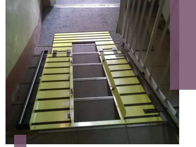 Профессиональный монтаж пандуса в подъезд в Перми