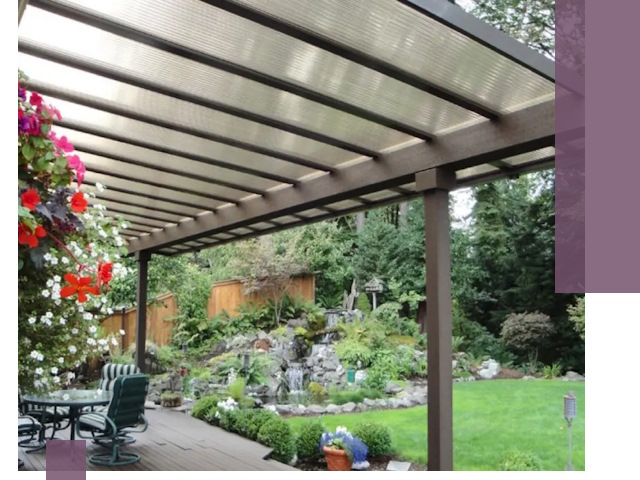 Навесы из поликарбоната под ключ в Перми быстро и надёжно