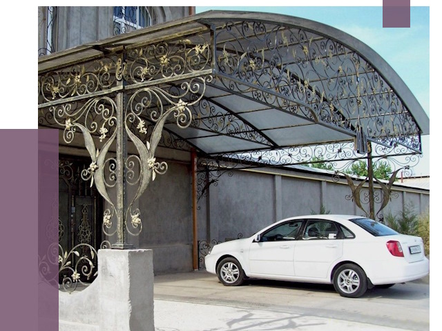Кованые навесы в Перми от 15263 руб. | ПРОЛЁТ-Прм