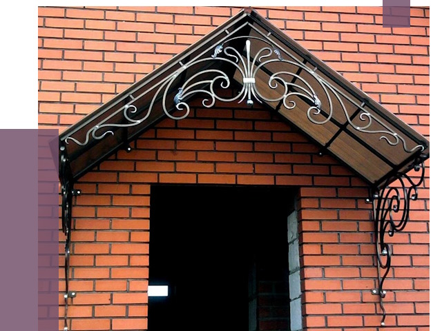 Металлические козырьки в Перми от 11193 руб. 