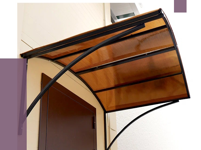 Недорогие козырьки в Перми от 7948 руб.  | ПРОЛЁТ-Прм