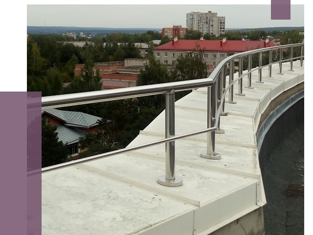 Парапеты и ограждения кровли в Перми от 5195 руб. 