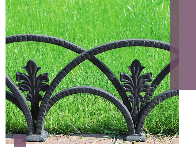 Декоративные металлические бордюры под ключ в Перми