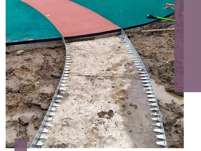 Металлические бордюры для дорожек в Перми — монтаж и изготовление