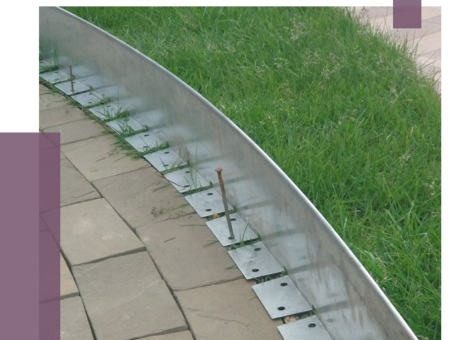 Металлические бордюры для тротуаров в Перми от 9104 руб.