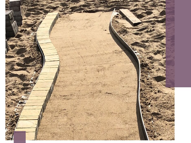 Металлические бордюры для тротуаров в Перми — прочные и долговечные