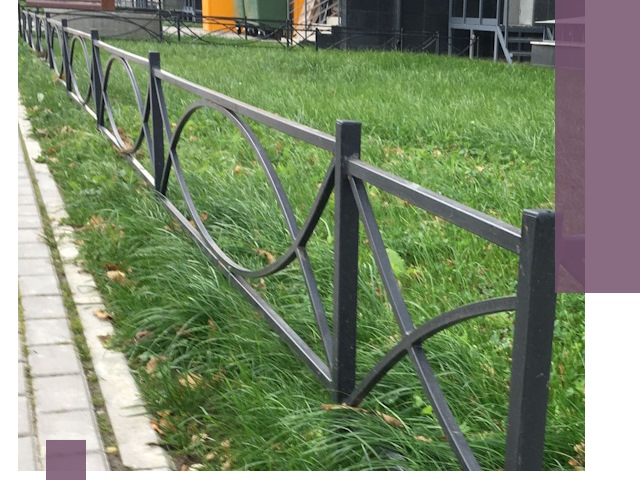 Газонные ограждения из металла в Перми — монтаж и продажа