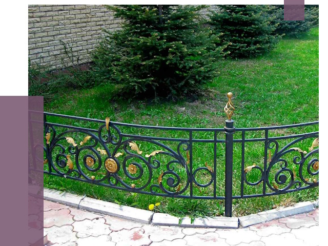 Кованые газонные ограждения в Перми от 7980 руб. — ПРОЛЁТ-Прм
