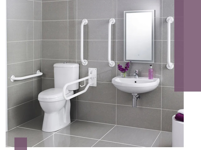 Поручни для санузлов в Перми: установка, ремонт и монтаж