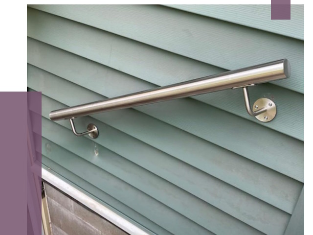 Поручни из нержавеющей стали в Перми от 8033 руб.  | ПРОЛЁТ-Прм