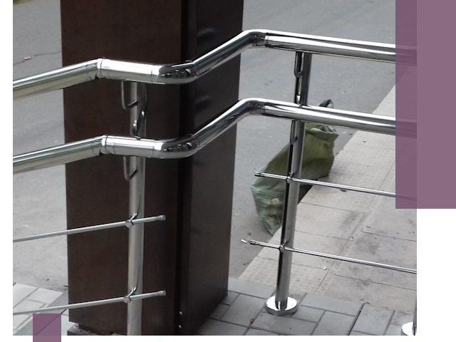 Монтаж поручней из нержавеющей стали в Перми качественно и быстро